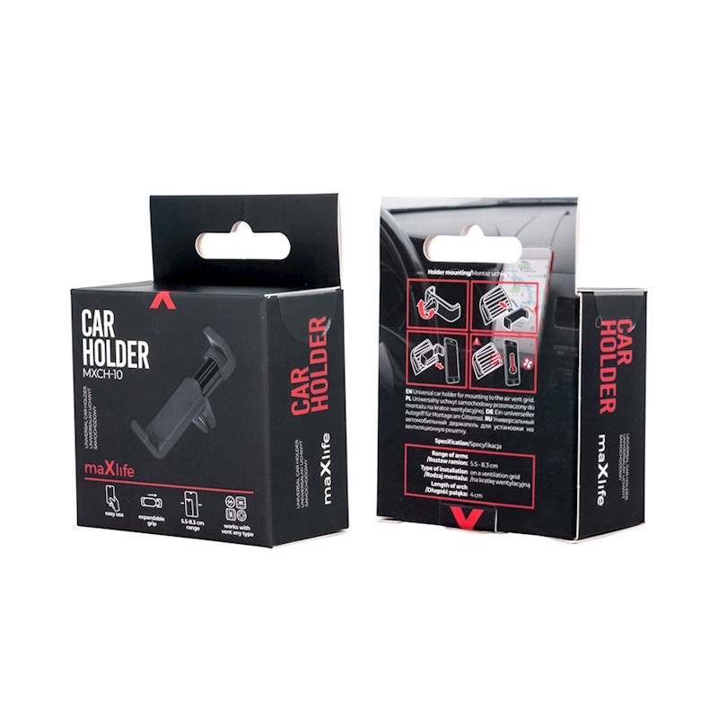 Maxlife car holder for air vent MXCH-10 black_0