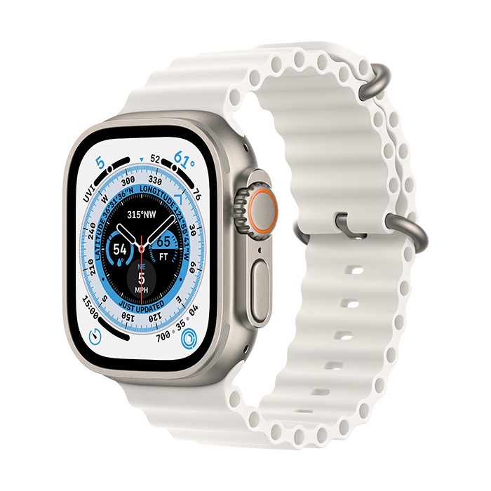 Apple Watch Ultra Titanium 49mm Αδιάβροχο με eSIM και Παλμογράφο(CPO)_0