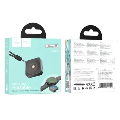 HOCO wireless charger compatible with Samsung Watch 2,5W CW56 black_0