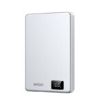 BWOO ultra-slim aluminium magnetic power bank P76 PD 20W 10000 mAh with digital display and USB-C port SILVER_0