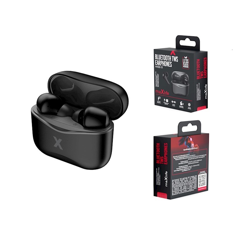 Maxlife Bluetooth earphones TWS MXBE-01 black_0