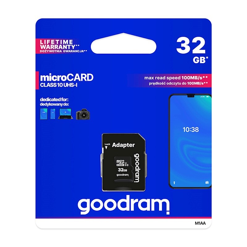 GoodRAM M1aa microSDHC 32GB U1 100MB/s_0