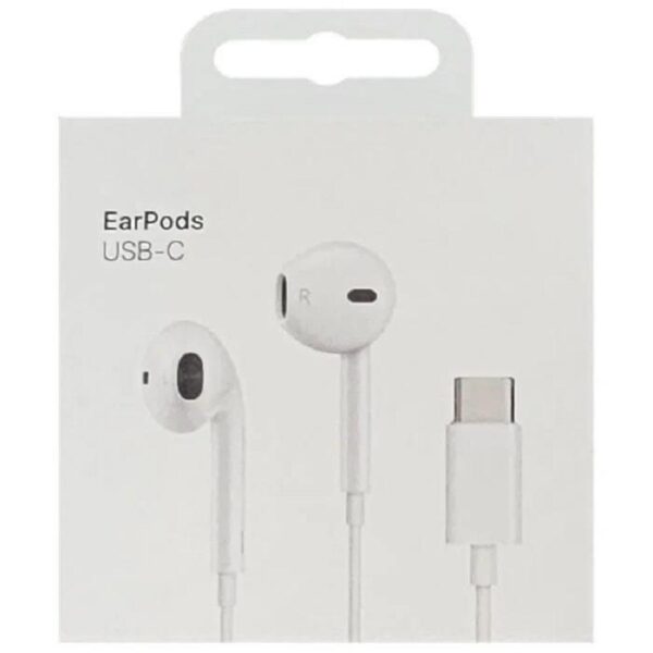 Apple EarPods Earbuds Handsfree με Βύσμα USB-C Λευκό