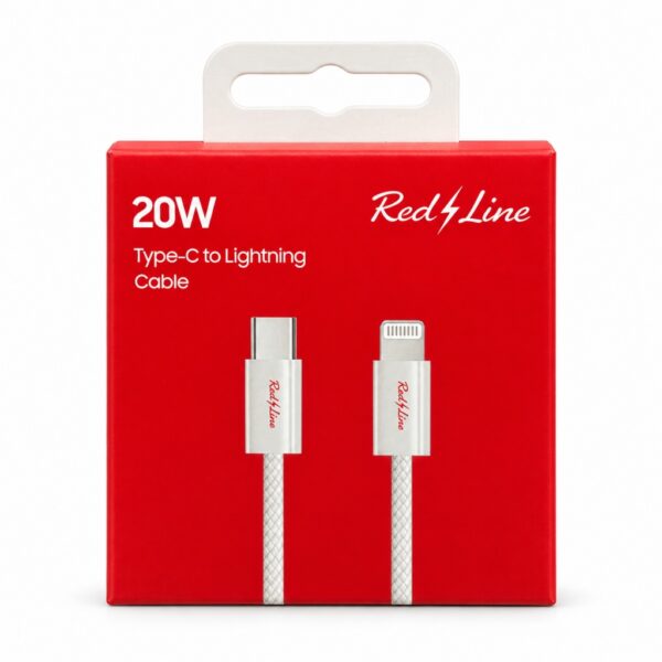 RedLine 20W Type-C to Lightning Braided Cable