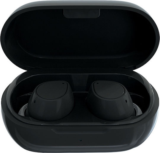 Maxlife MXBE-04  In-ear Bluetooth Handsfree Ακουστικά με Θήκη Φόρτισης Μαύρα