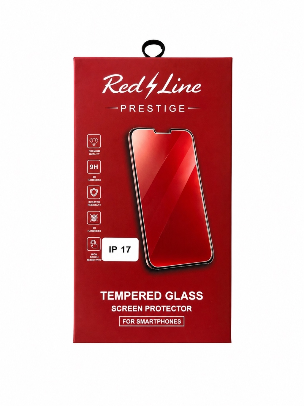 RedLine Tempered Glass For iPhone_0